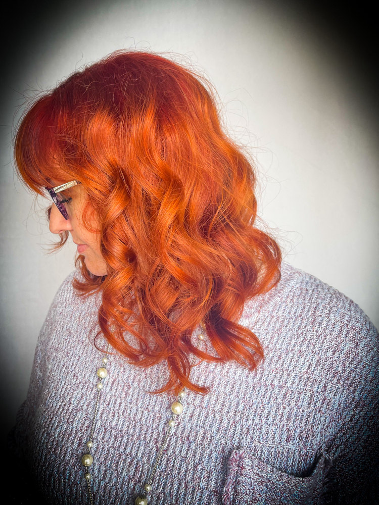 All Over Color And Haircut And Styl