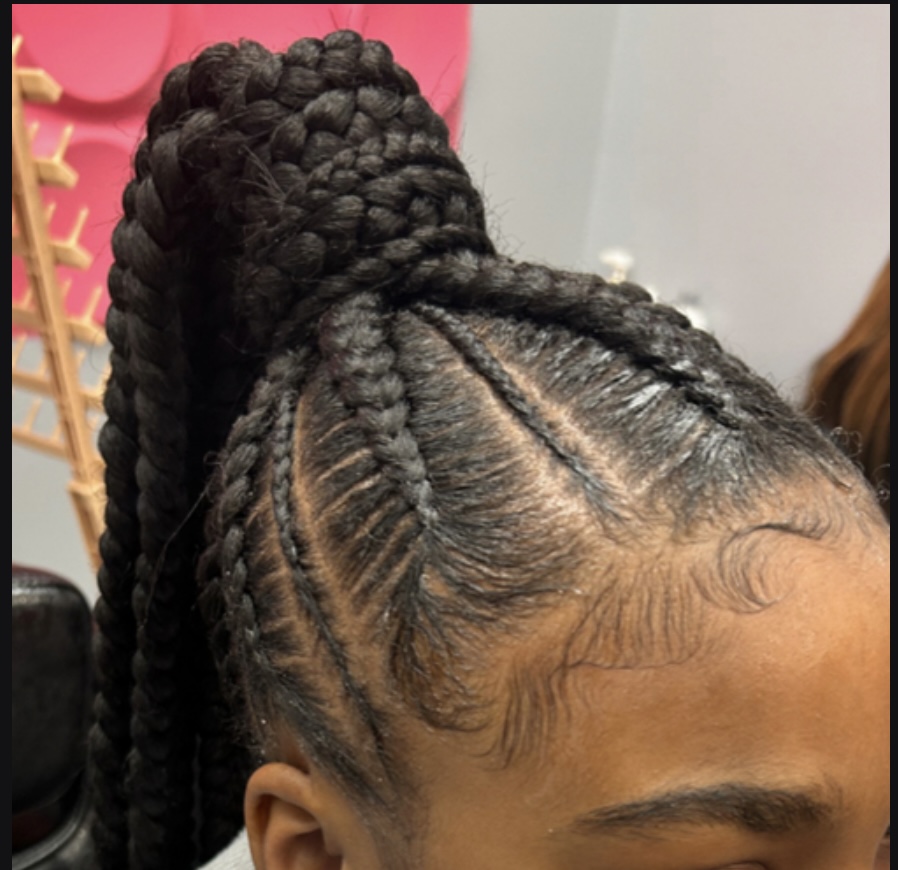 Kids Braided Ponytail