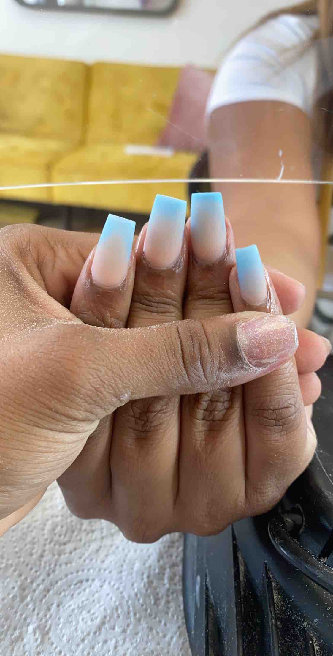 Short Color Acrylic Ombre