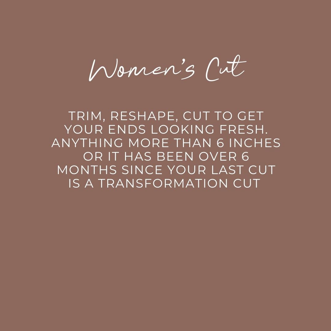 Women's Cut