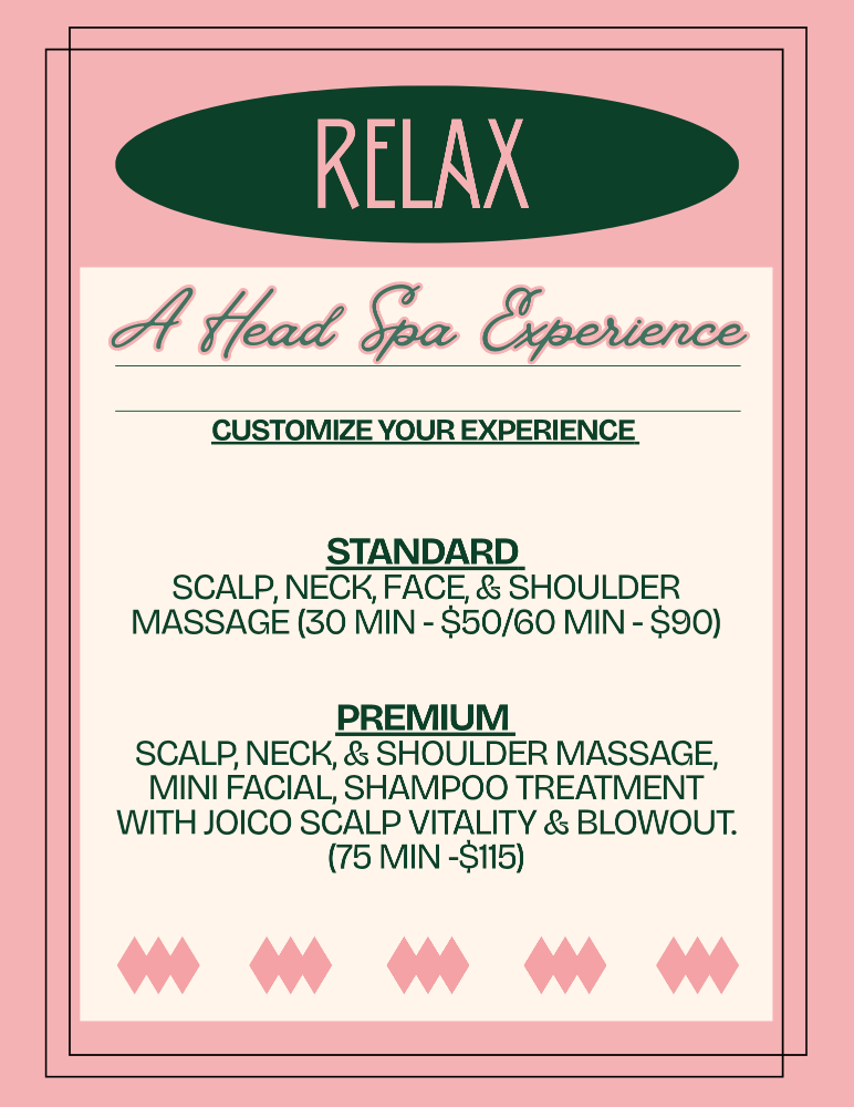 Relax - A Head Spa Experience