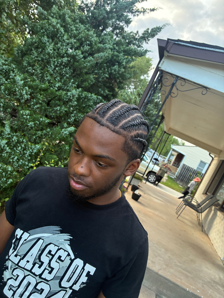 Natural braids at BraidsByJinece in Wichita, KS