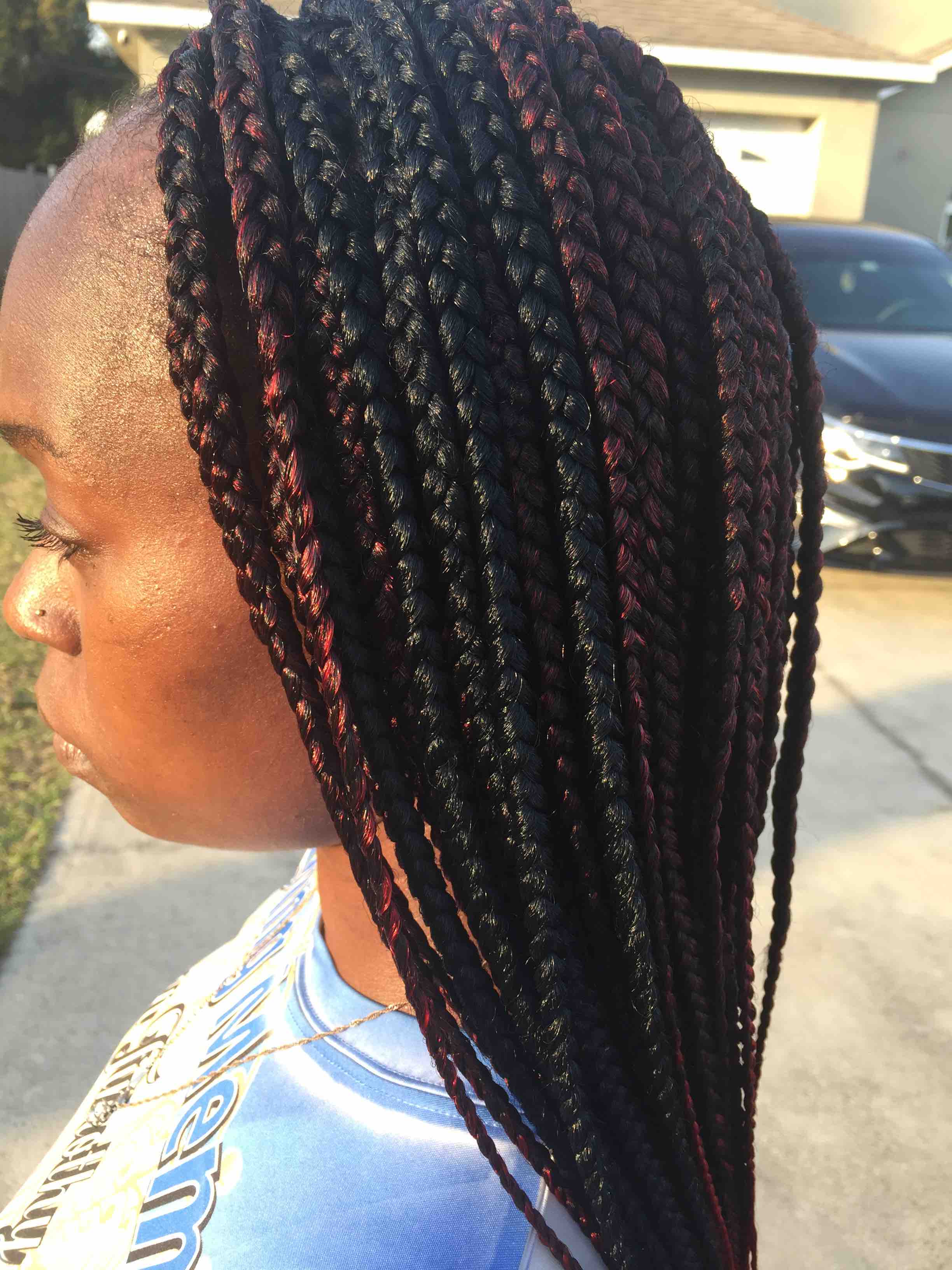 Box Braids - SMedium MidBack