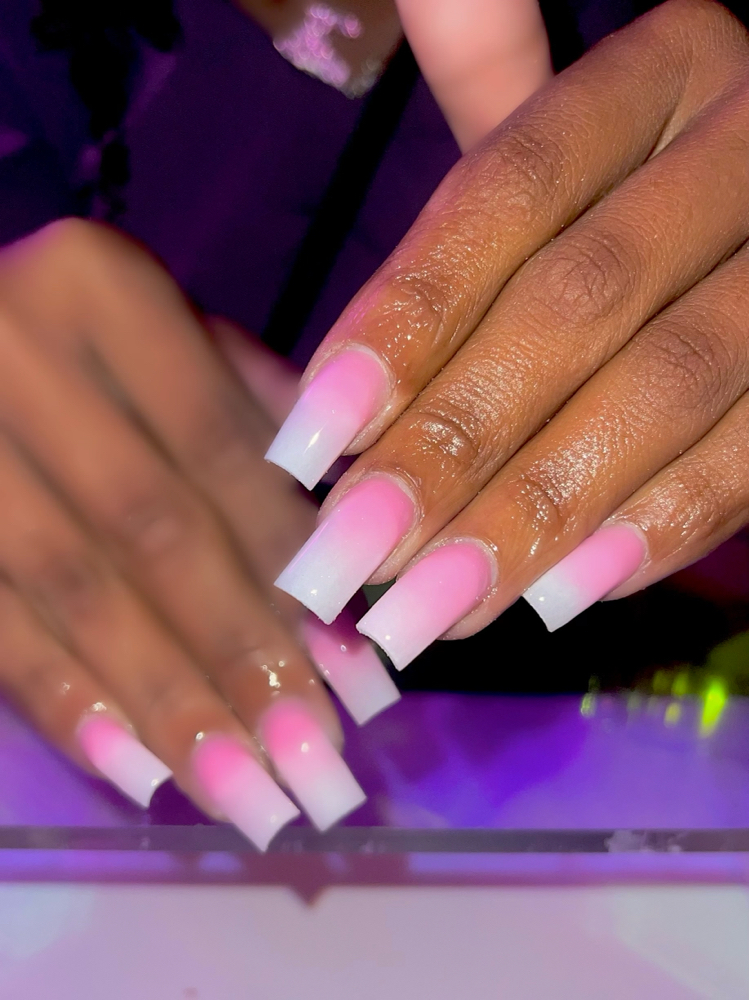 Meduim Ombre Full Set