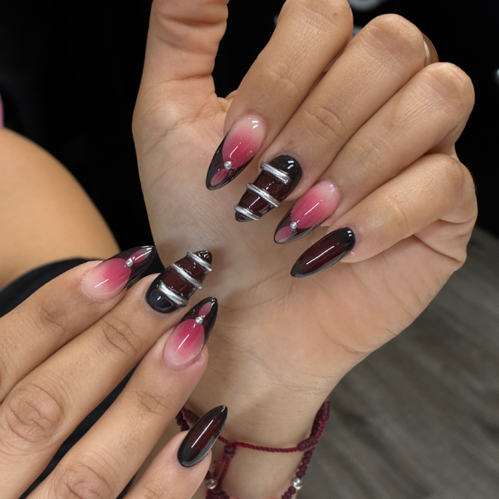 Medium baddie at SJC nails in Beavercreek, OH