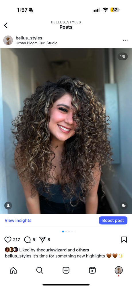 Partial Highlights Foils at Bellus Styles in Chandler, AZ