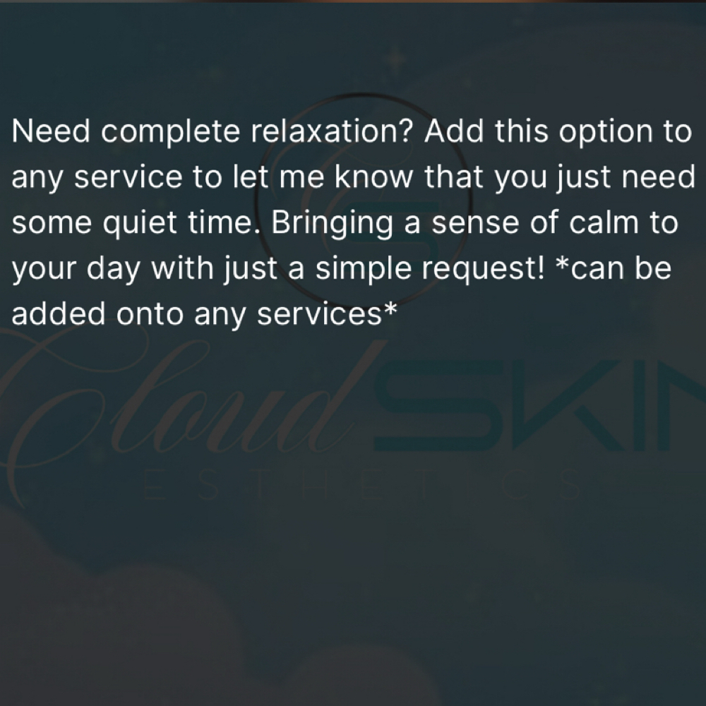 Silent Treatment at Cloud Skin Esthetics LLC. in Redford, MI
