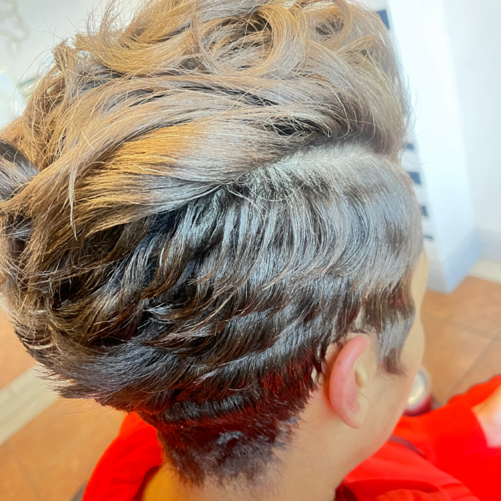 PIXIE/SHORT CUT & RELAXER at House of Tress in Dallas, TX