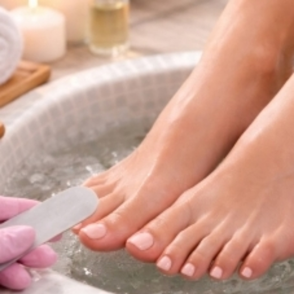 Regular Pedicure by sara at Tips&Clips Hair&Nails in lincoln park, MI
