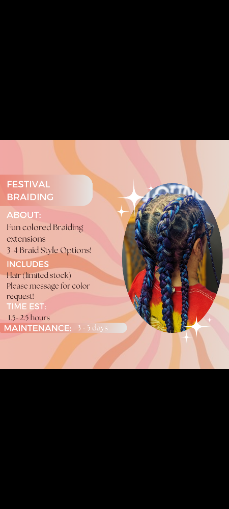 Festival Braids (3-4) 🧡