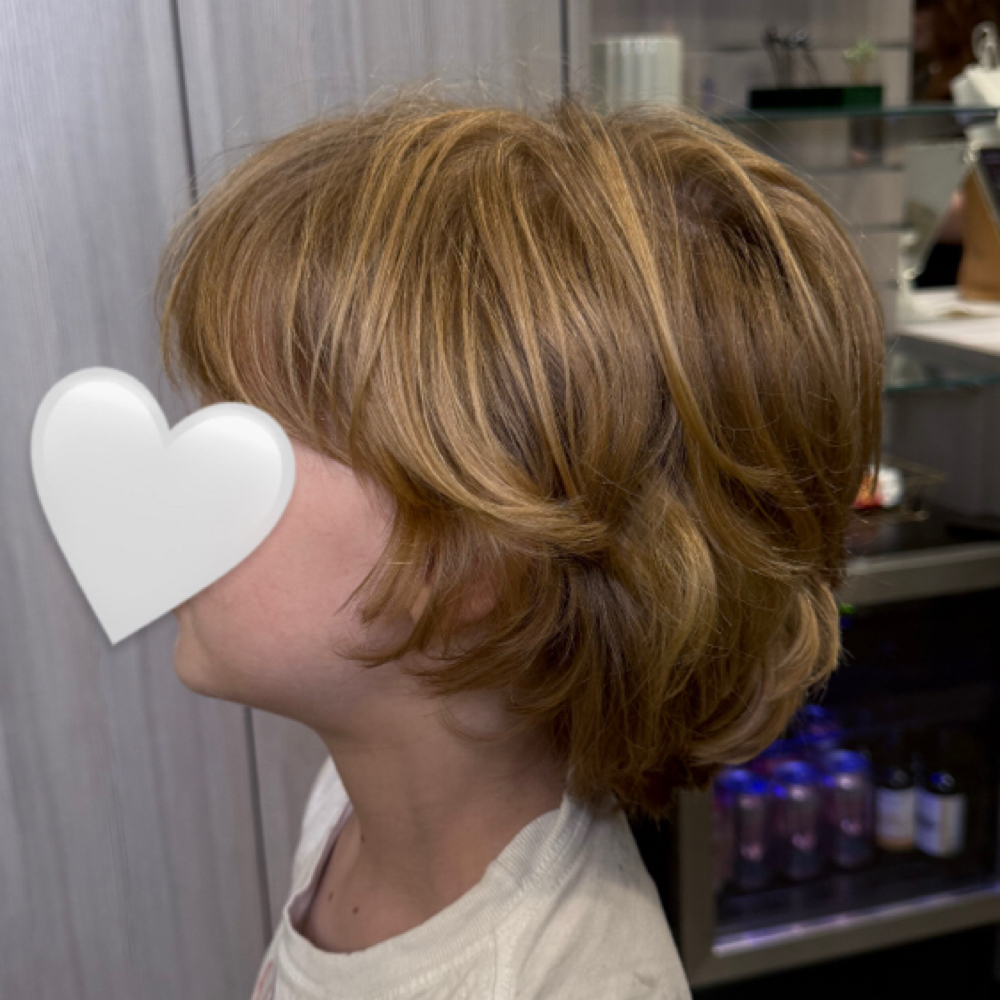 Boys Cut - “The Sammy” - Ages 3-12 at Nature & Bloom - Beauty Studio in San Antonio, TX