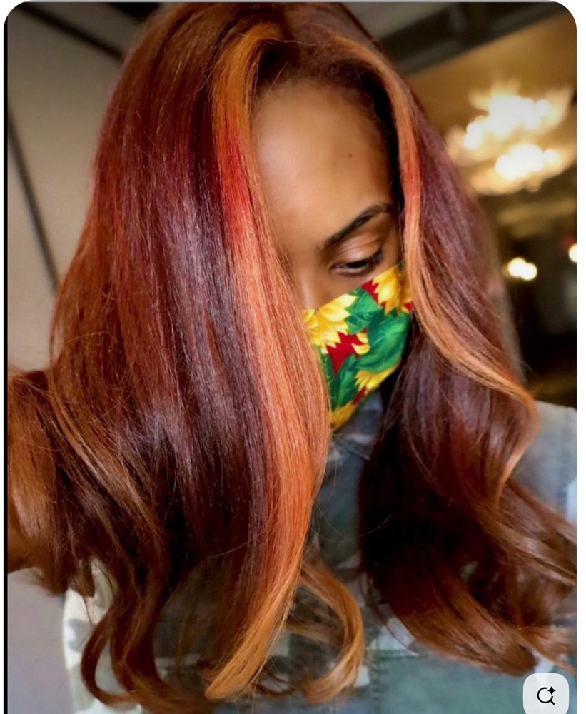 Full Head Of Color at Epic Designz Beauty Bar in Brooklyn, NY