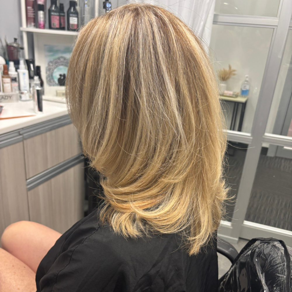 Full Highlights at Unique Hair Studio by Ana Pereira in Natick, MA