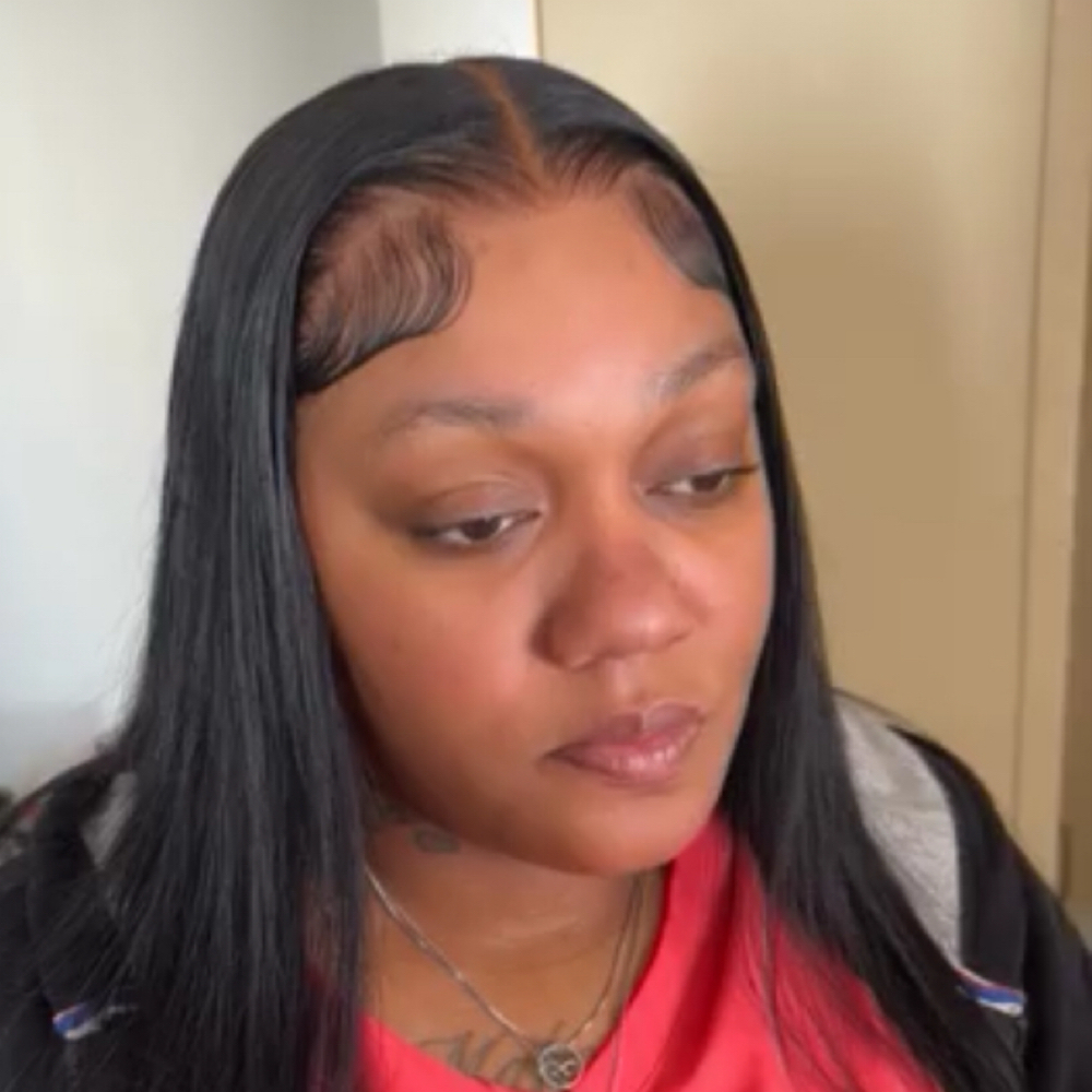 Lace Frontal Wig install at Royal Miss Braids and Beauty in Battle Creek, MI
