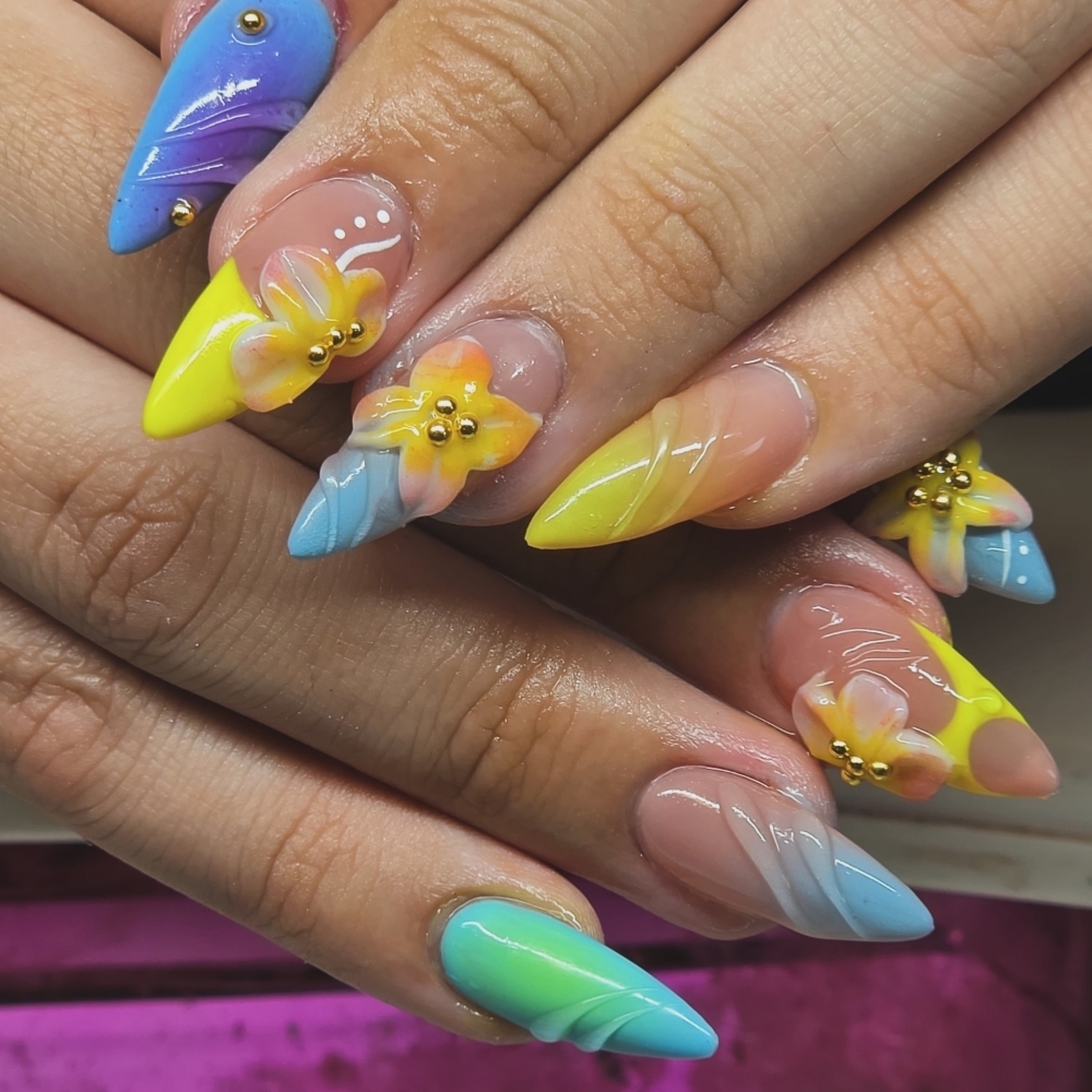 Tier 4 (Complex / Freestyle) at Nail Creations by Joelle in Akwesasne, NY