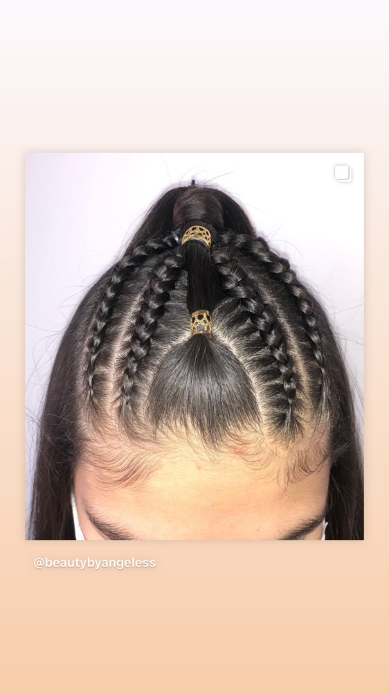 Braided Style at Beauty By Angeles in Gurnee, IL