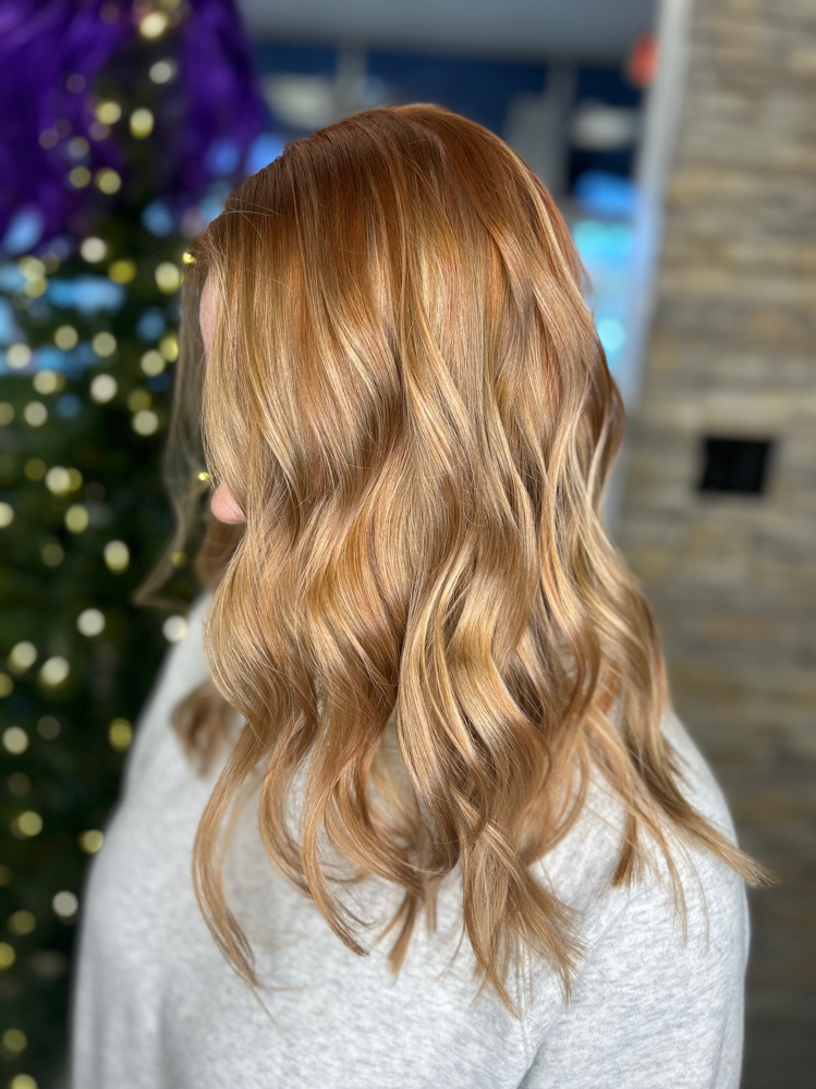Full Balayage With Root Touch Up
