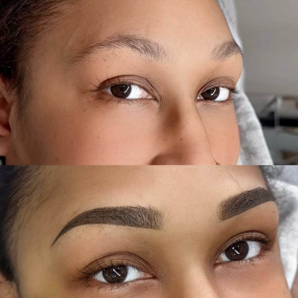Ombre Brows at KBrows in Fayetteville, NC