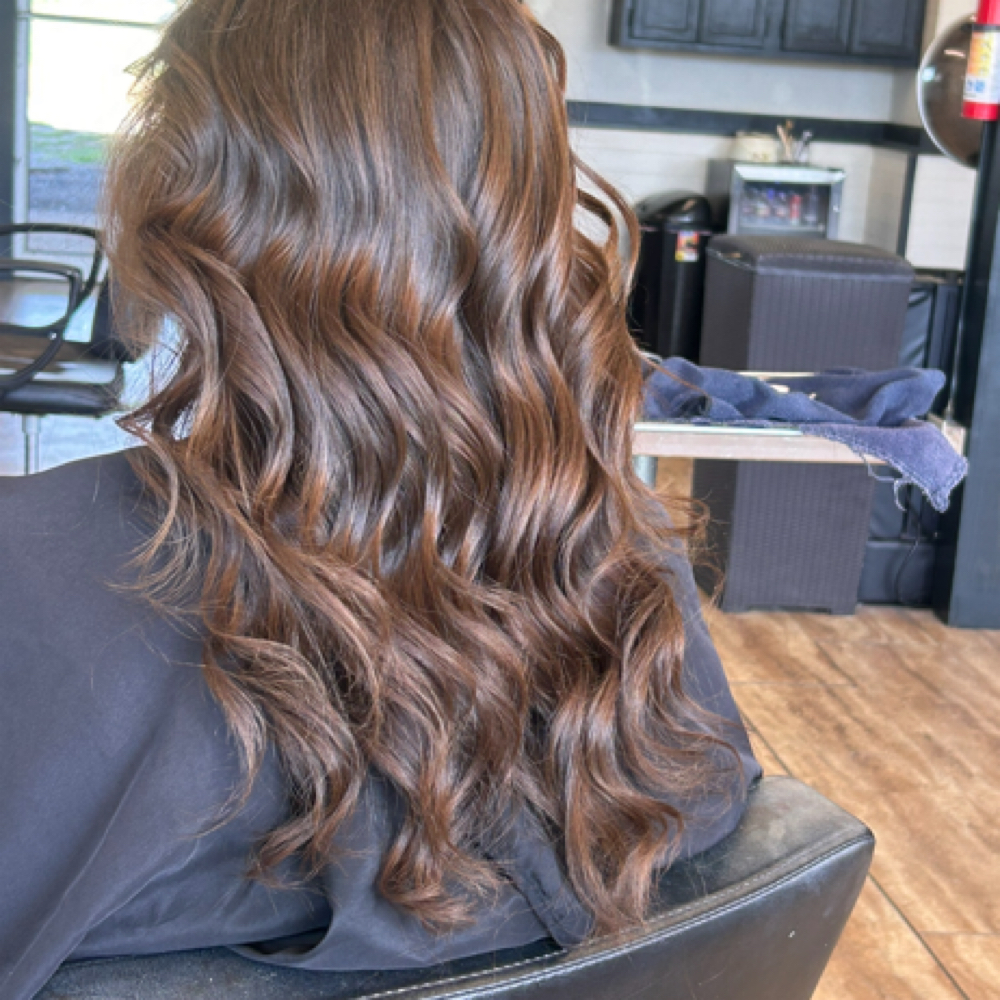 all over color at Haus of Beauty in Vidalia, LA