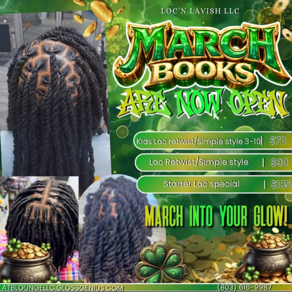 March Loc specials at All Thingz Beauty Lounge LLC in Rock Hill, SC