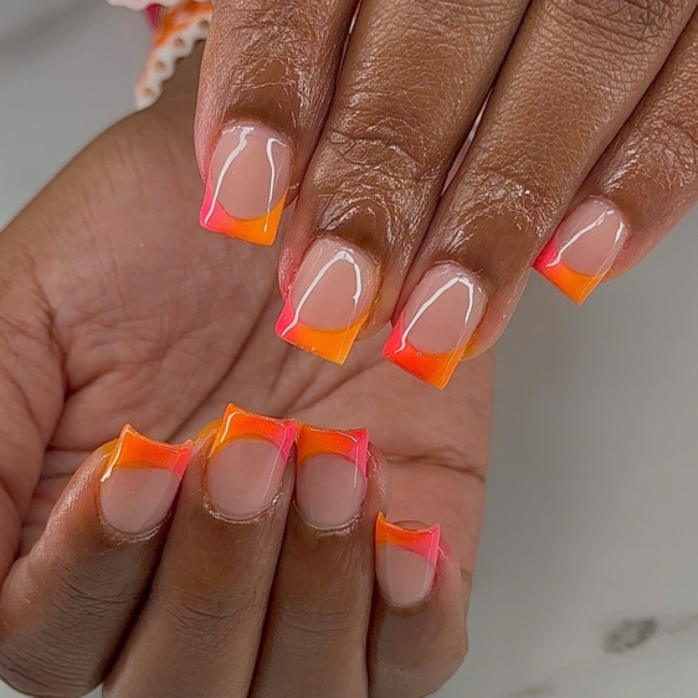 Acrylic full set at Katelynn's nail corner in youngstown, OH