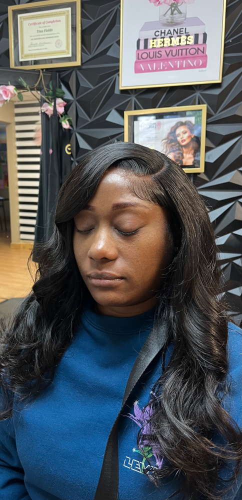 Sew-in / Wig Install at Growing Confidence in Michigan City, IN