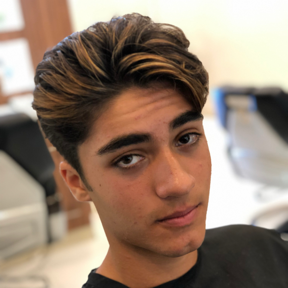 Mens Cut & Color (permanent) at Hair Boss Studio in Newport Beach, CA