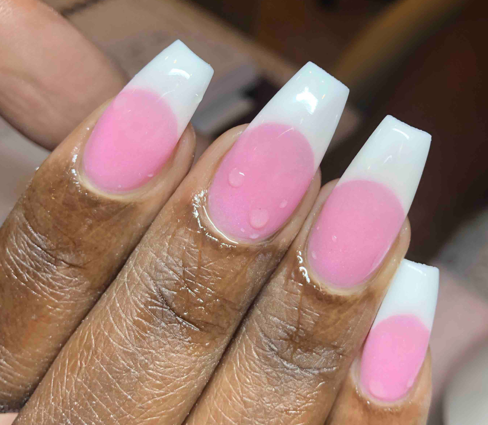 Pink and White Fullset