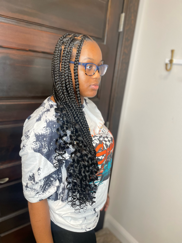 (Large) Knotless Box Braids