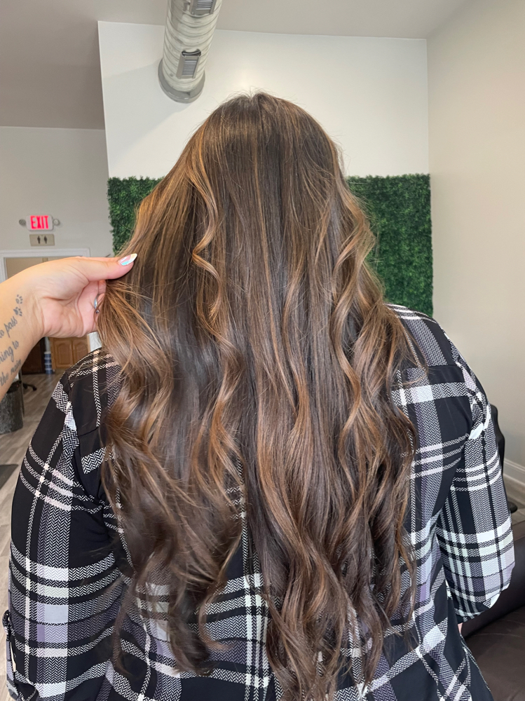 Root Color Retouch Balayage Pieces