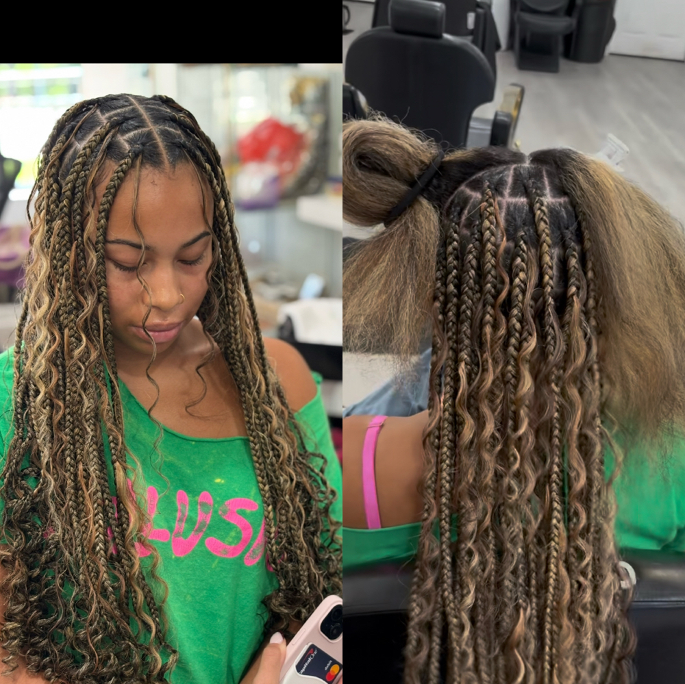 LARGE BOHO KNOTLESS BRAIDS