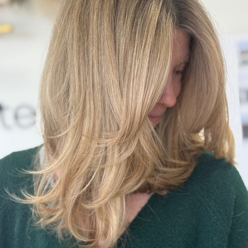 Women’s Haircut - Medium Length at Arcadia Lane Studio in Downers Grove, IL
