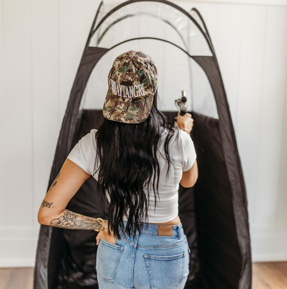 Group Mobile Spray Tan at Bronzi custom spray tanning in Columbus, GA