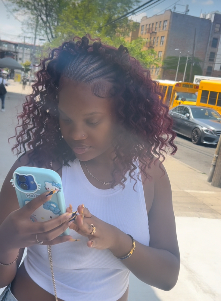 Stitch Braids With Quick Weave at Gigi.hair boutique in Bronx, NY