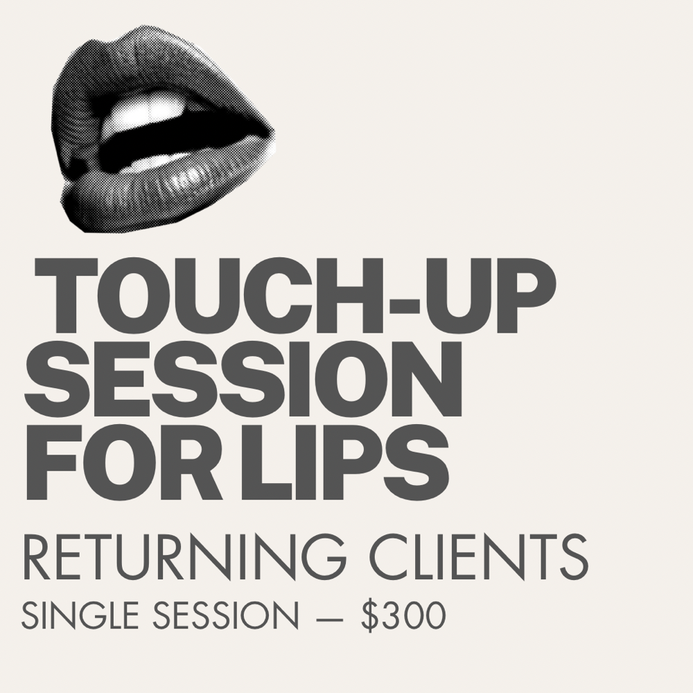 TOUCH-UP SESSION FOR LIPS