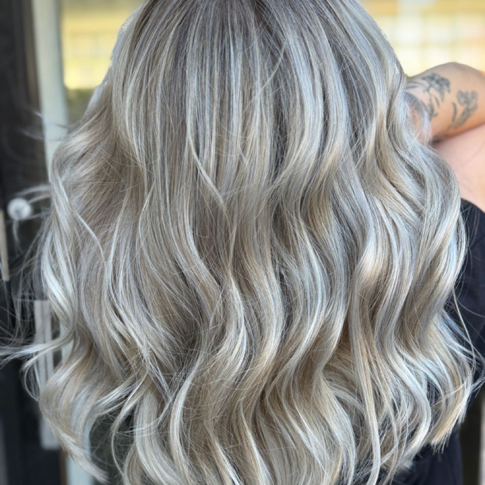 Custom Air Touch (Full Highlight ) at Lotus Hair & Co in Rochester, NY