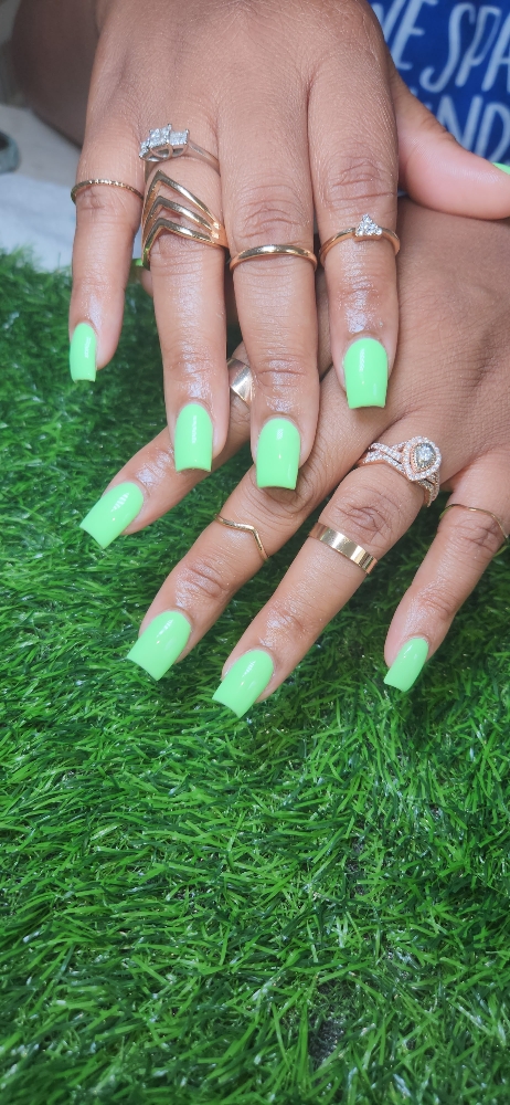 Short Basic (1) Color Acrylic Set