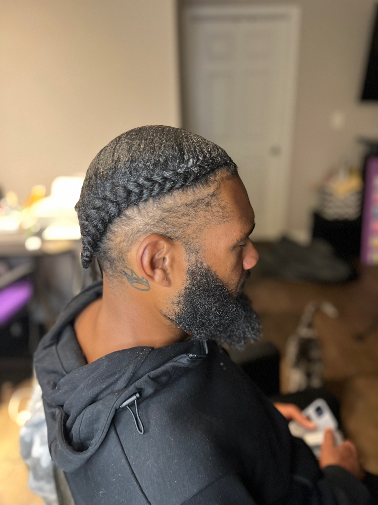 Men Stitch Braids (2-4)