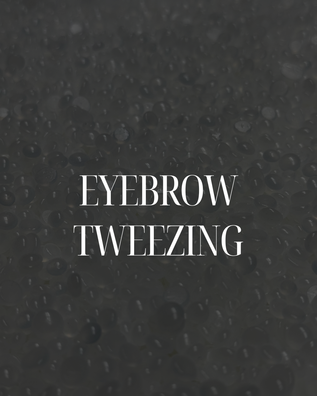 Eyebrow Tweezing
