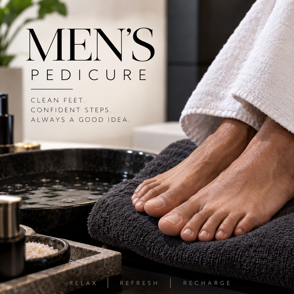 Gentlemen Pedicure at Material Girl Nail Boutique in Memphis, TN