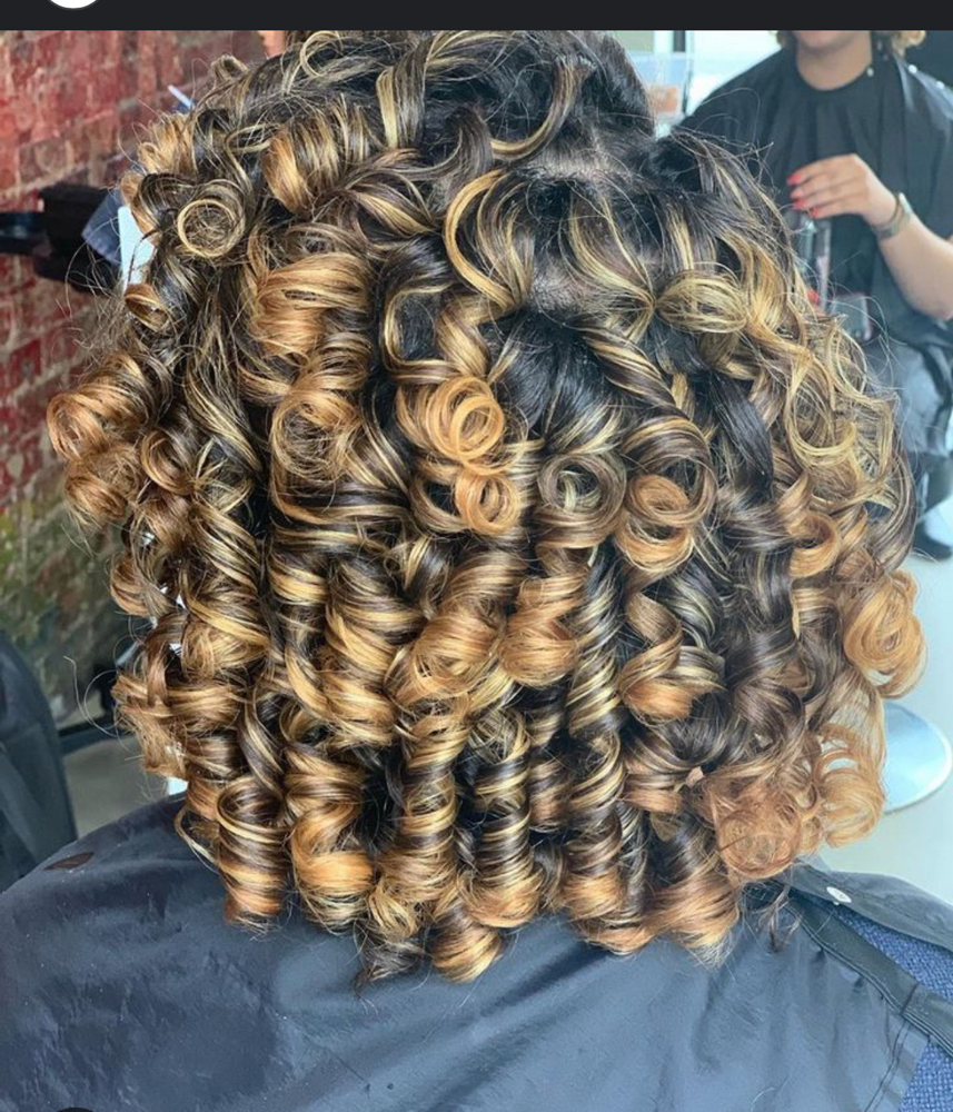 Brick Lay Roller Set/Sprial Curls