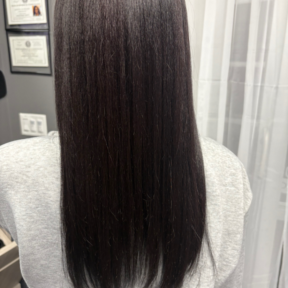 Color Roots Only & Silk Press