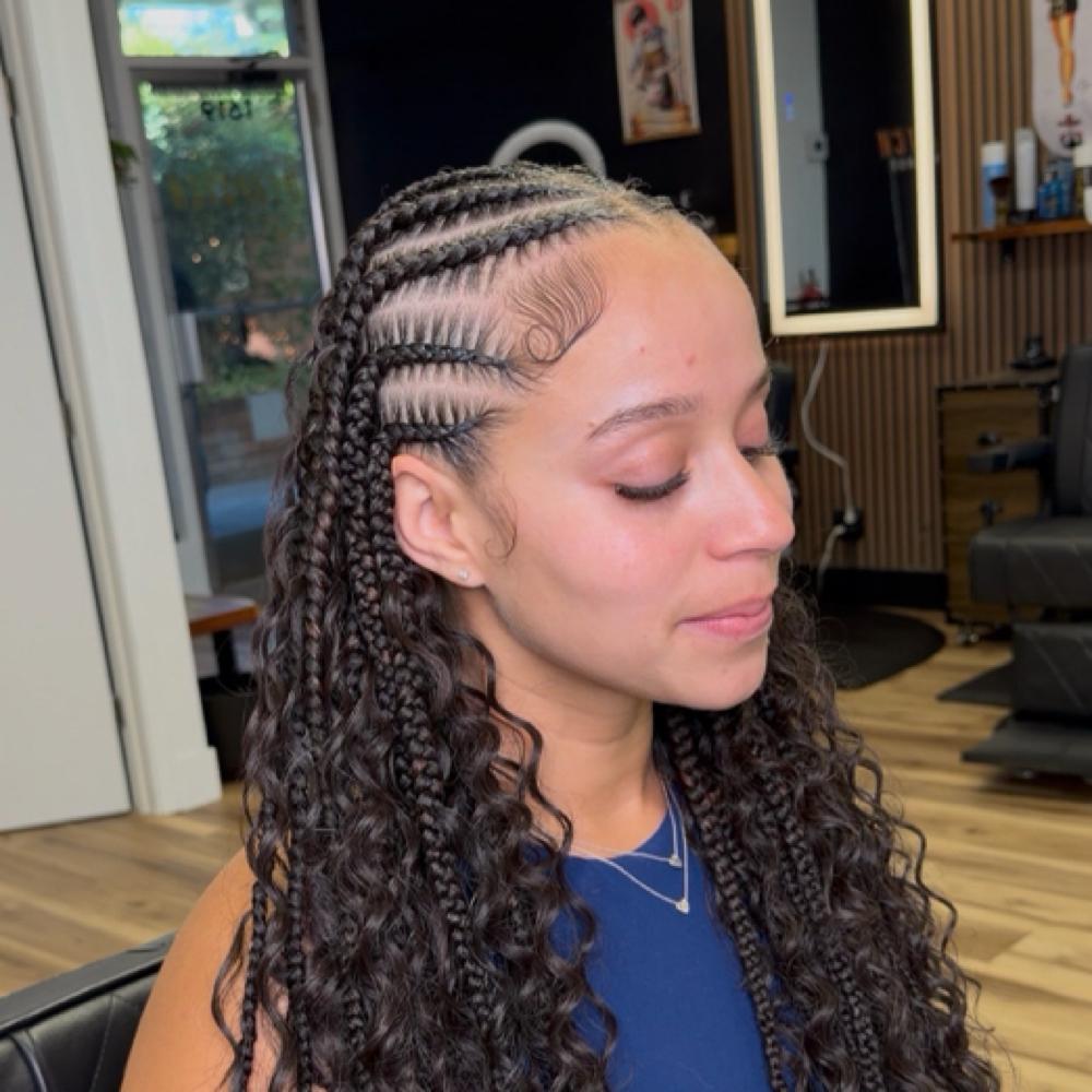 Boho Fulani Knotless (Large) at GlammedByReesa in Walnut Creek, CA