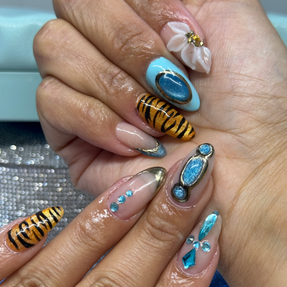 Detailed Nail Art (3-10 Nails) at Polish Me Pretty in Visalia, CA
