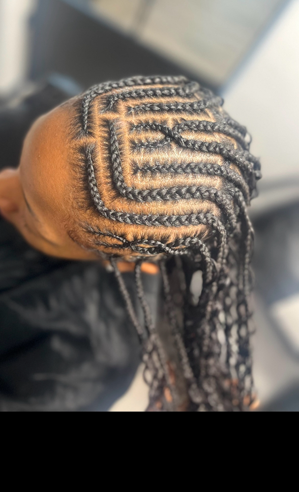 Medium Fulani Braids