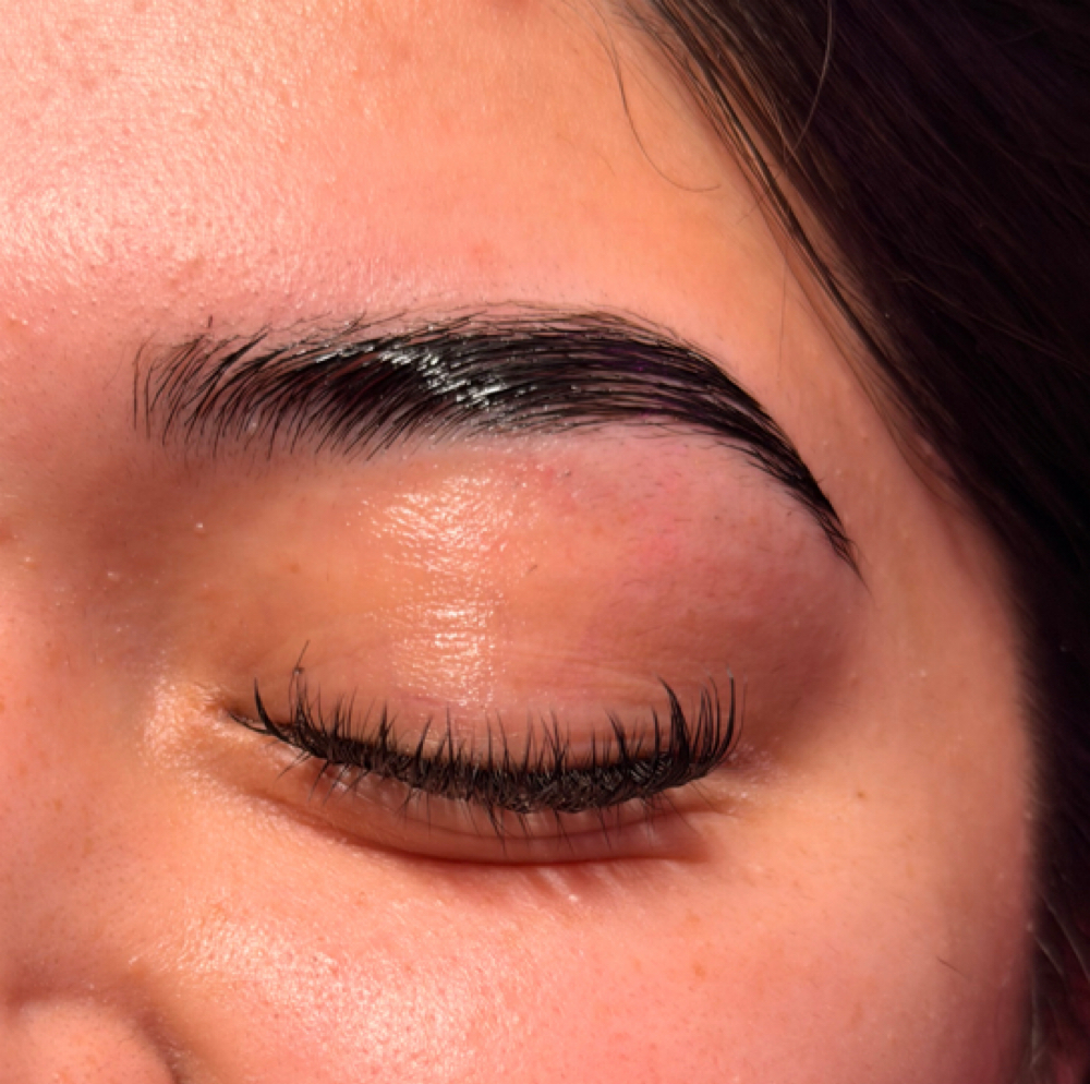 brow lamination + tint at Luxxe Lounge in Alice, TX