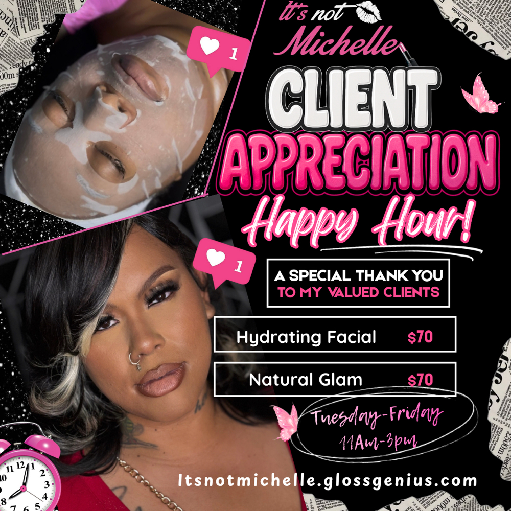 Happy Hour Tues-Fri 11AM-3PM at It’s Not Michelle in Nashville, TN
