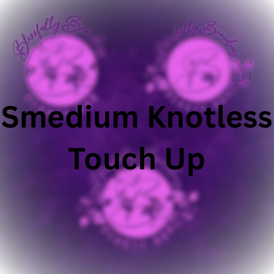 Smedium Knotless Touch Up at Blissfully Braiding Beauty Bar in Overland Park, KS