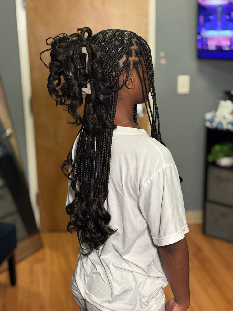 SMedium Knotless w/ French curl at JCTouch Salon in Parkville, MD