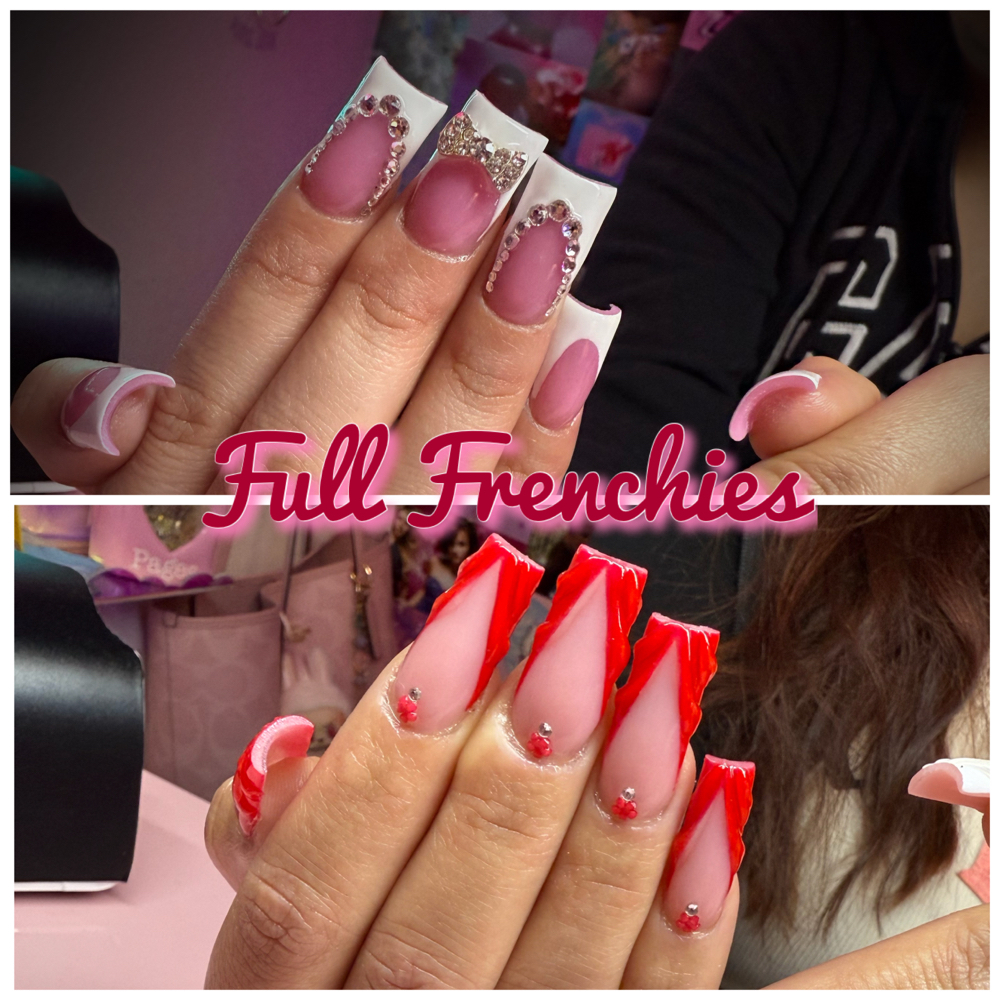 Add FULL French Tip at Girl Talk Nail Studio in Arvada, CO